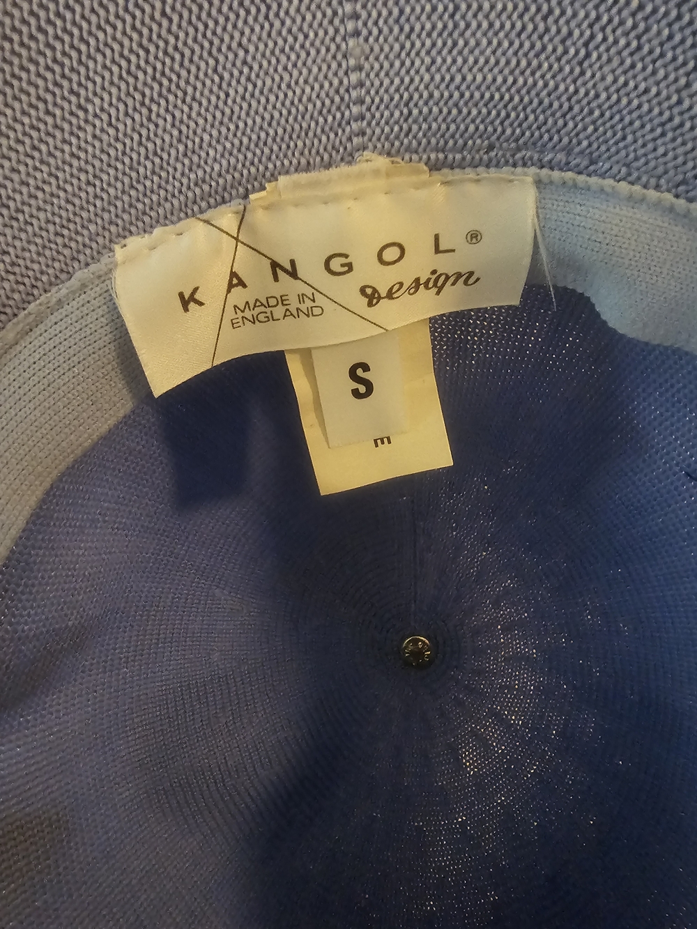Kangol Light Blue Tropic casual Bucket Hat Size Small Excellent Condition Unisex - Picture 6 of 6